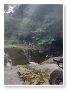 One of the many creeks here in this area