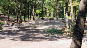 a picture of RV site #1 here at Barker Gap