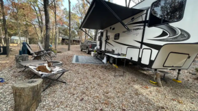 a picture of RV site #2 here at Barker Gap